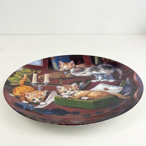 Vintage “Study Break ” Litter Rascals Collectors Plate - Picture 3 of 7